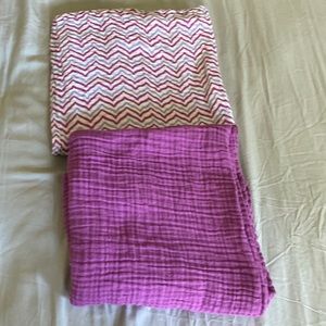 Pair of Yoga sprout swaddles